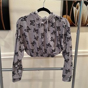 Grey and black butterfly set